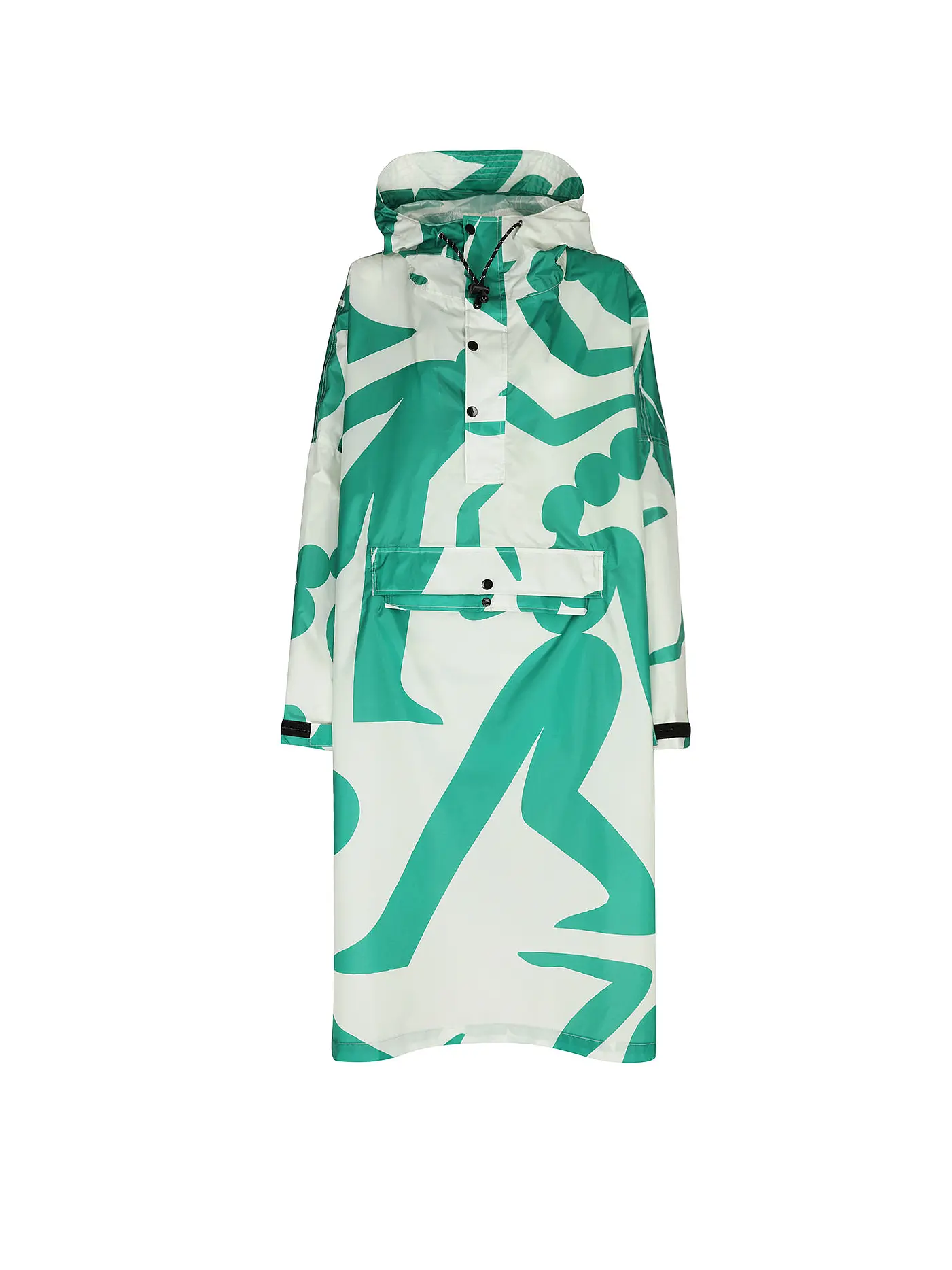 RAINKISS | Regenjacke - Regenponcho PANDA SMILEY | grün
